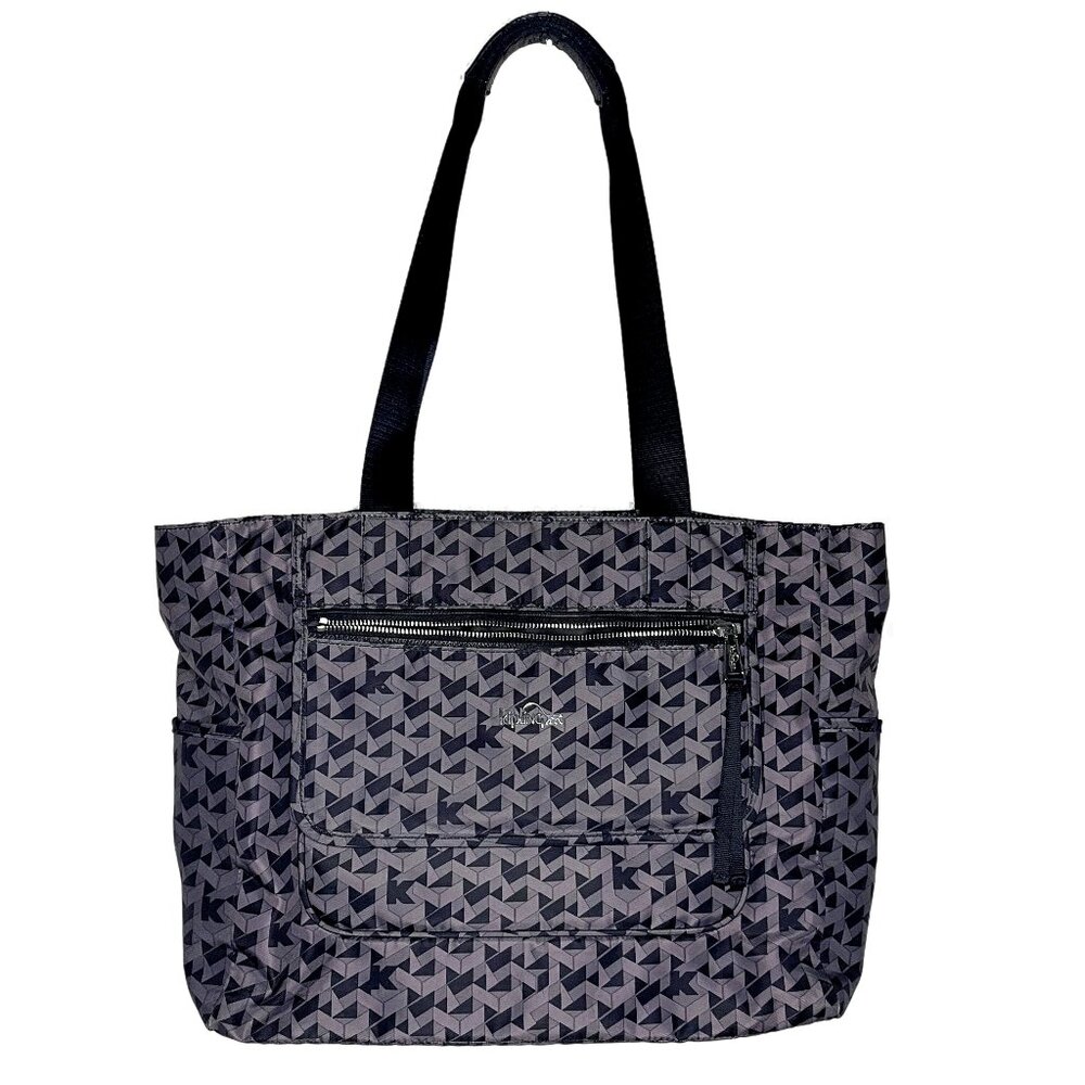 Kipling | Large Geometric Pattern Nylon Tote Bag - image 1
